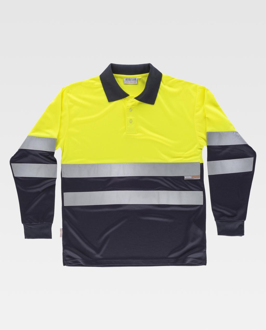 POLO FLUOR MANGA LARGA